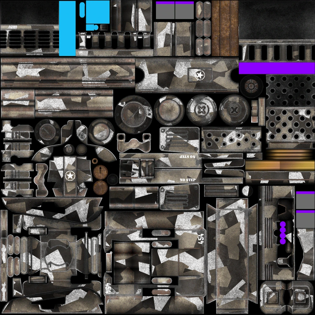 Invade and Persuade Tank livery 7 template