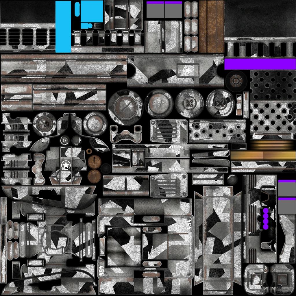 Invade and Persuade Tank livery 8 template