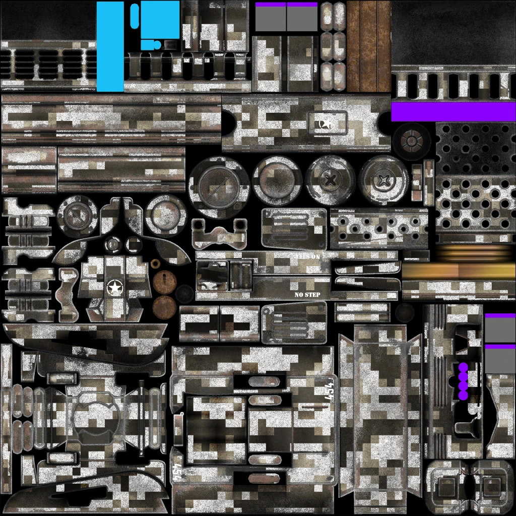 Invade and Persuade Tank livery 9 template