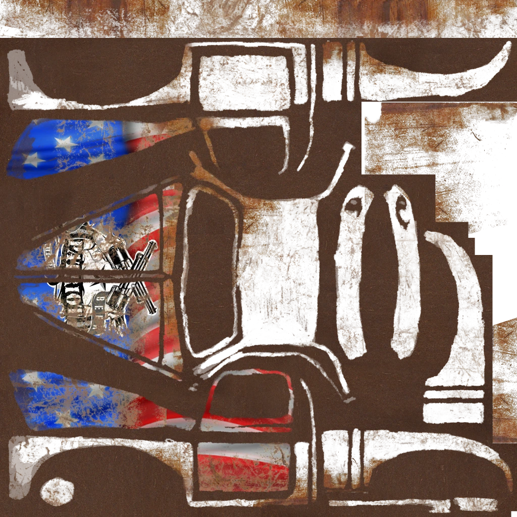 Bravado Nightmare Sasquatch livery 3 template