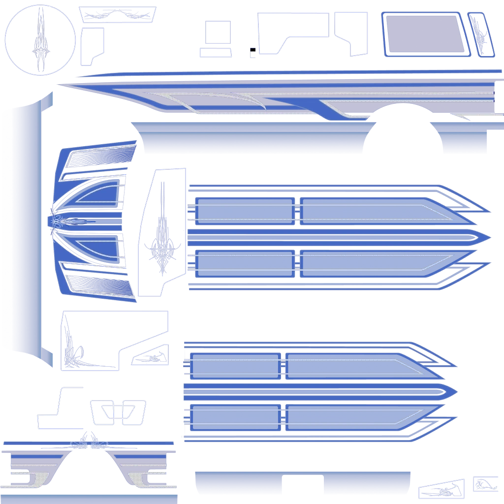 Declasse Moonbeam Custom livery 8 template