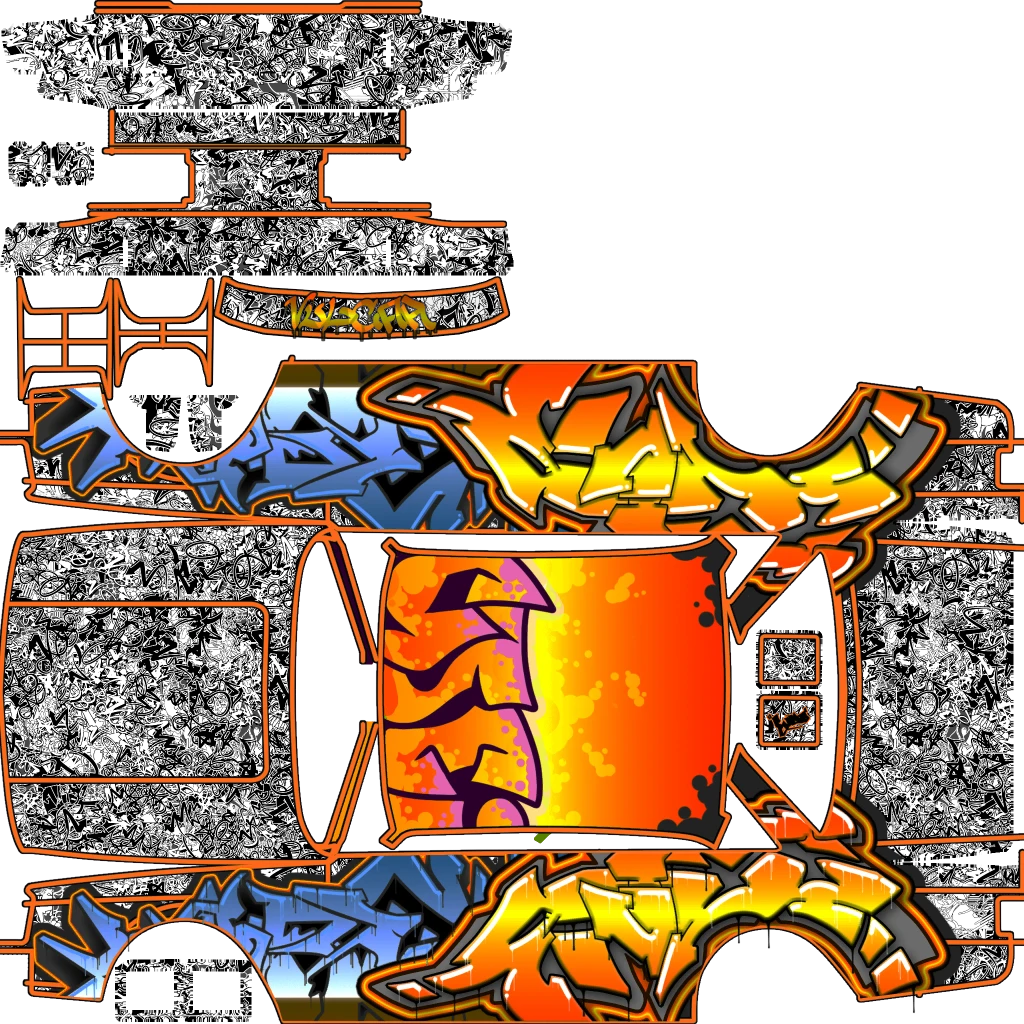 Vulcar Nebula Turbo livery 6 template