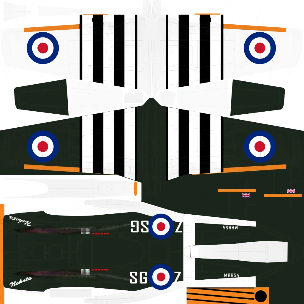 P-45 Nokota livery 1 template