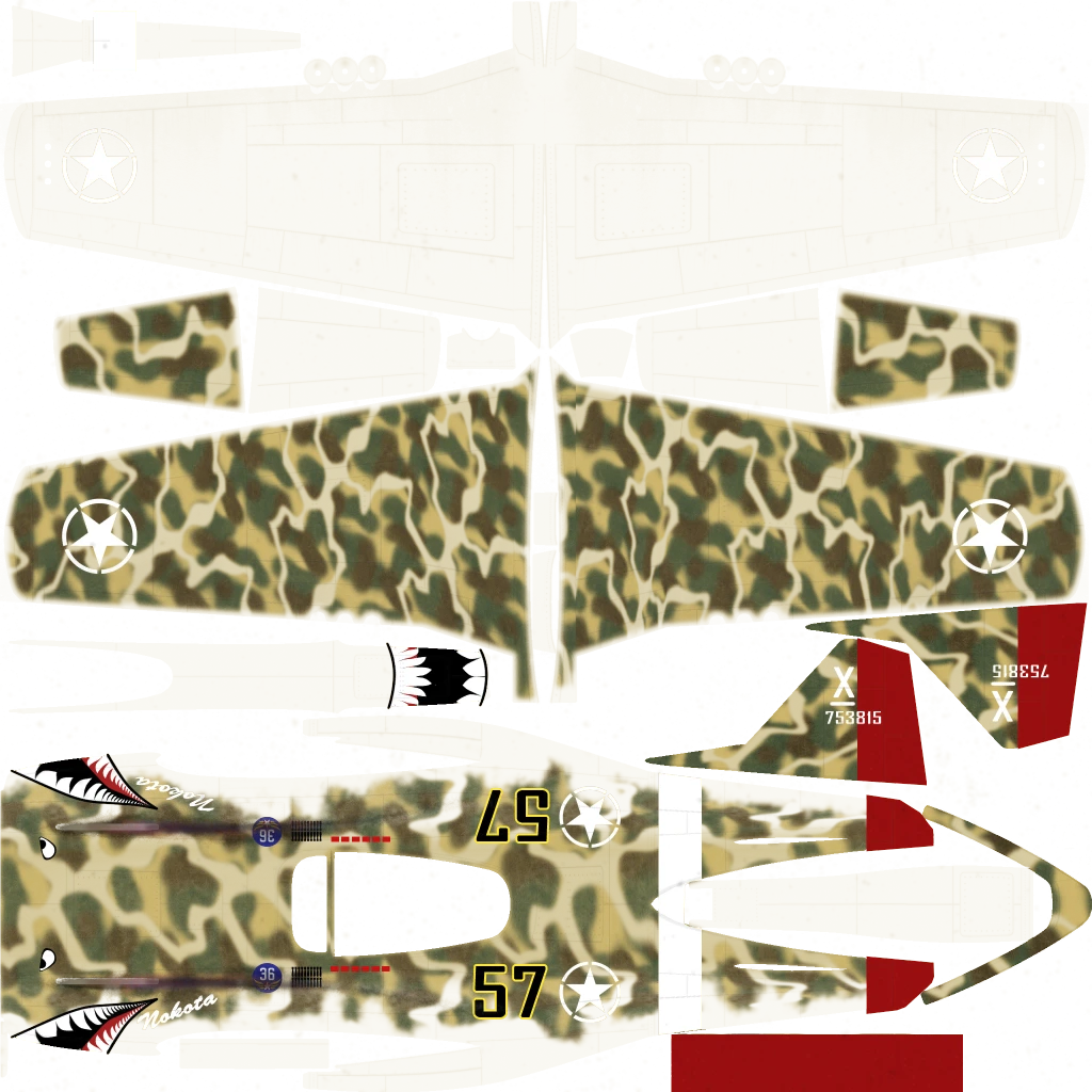P-45 Nokota livery 10 template