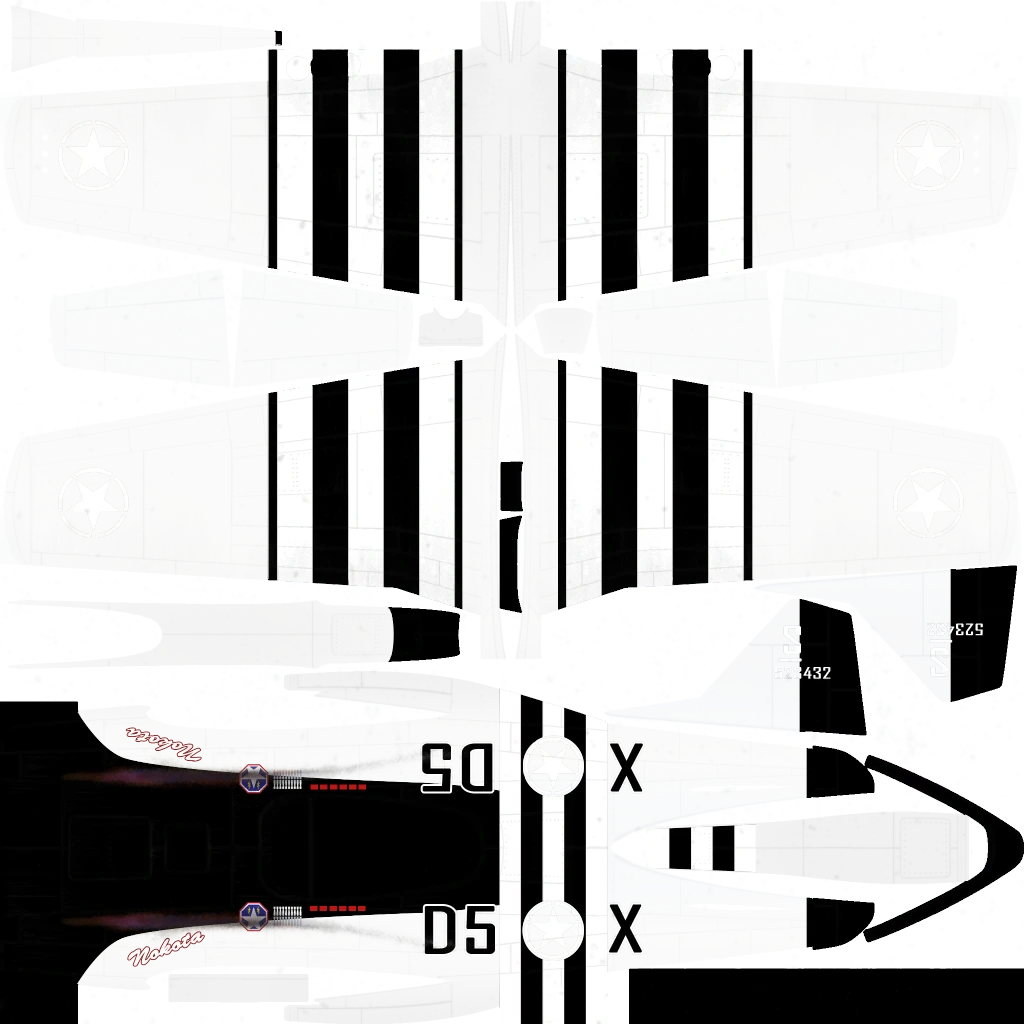 P-45 Nokota livery 4 template
