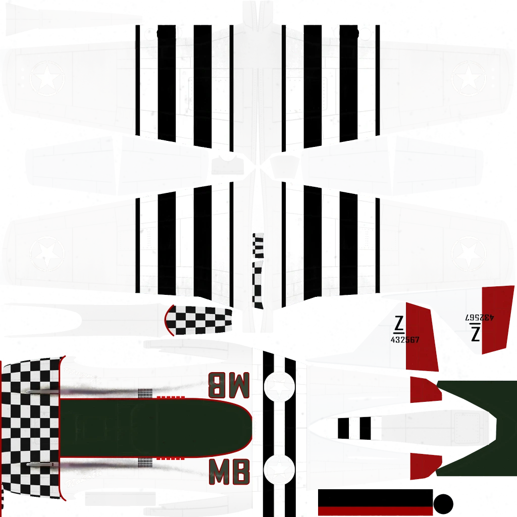 P-45 Nokota livery 7 template