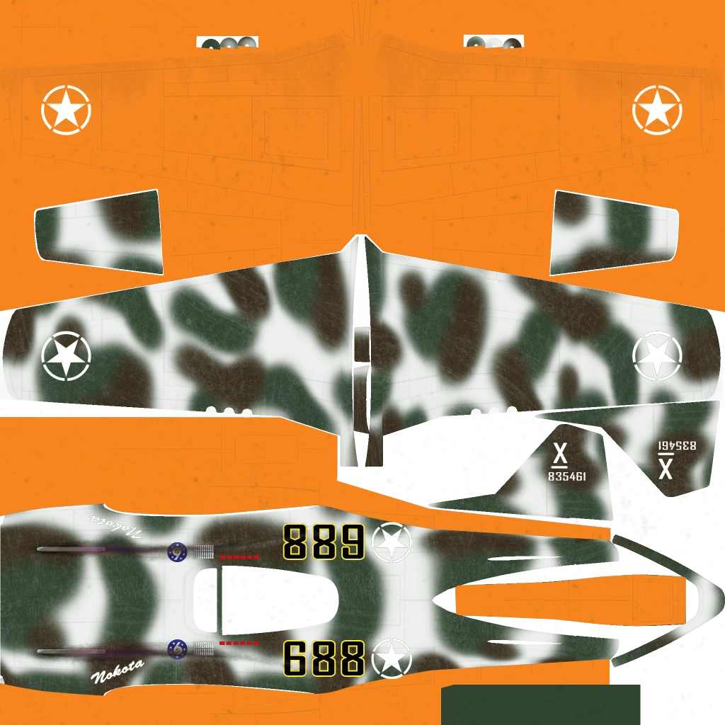 P-45 Nokota livery 9 template