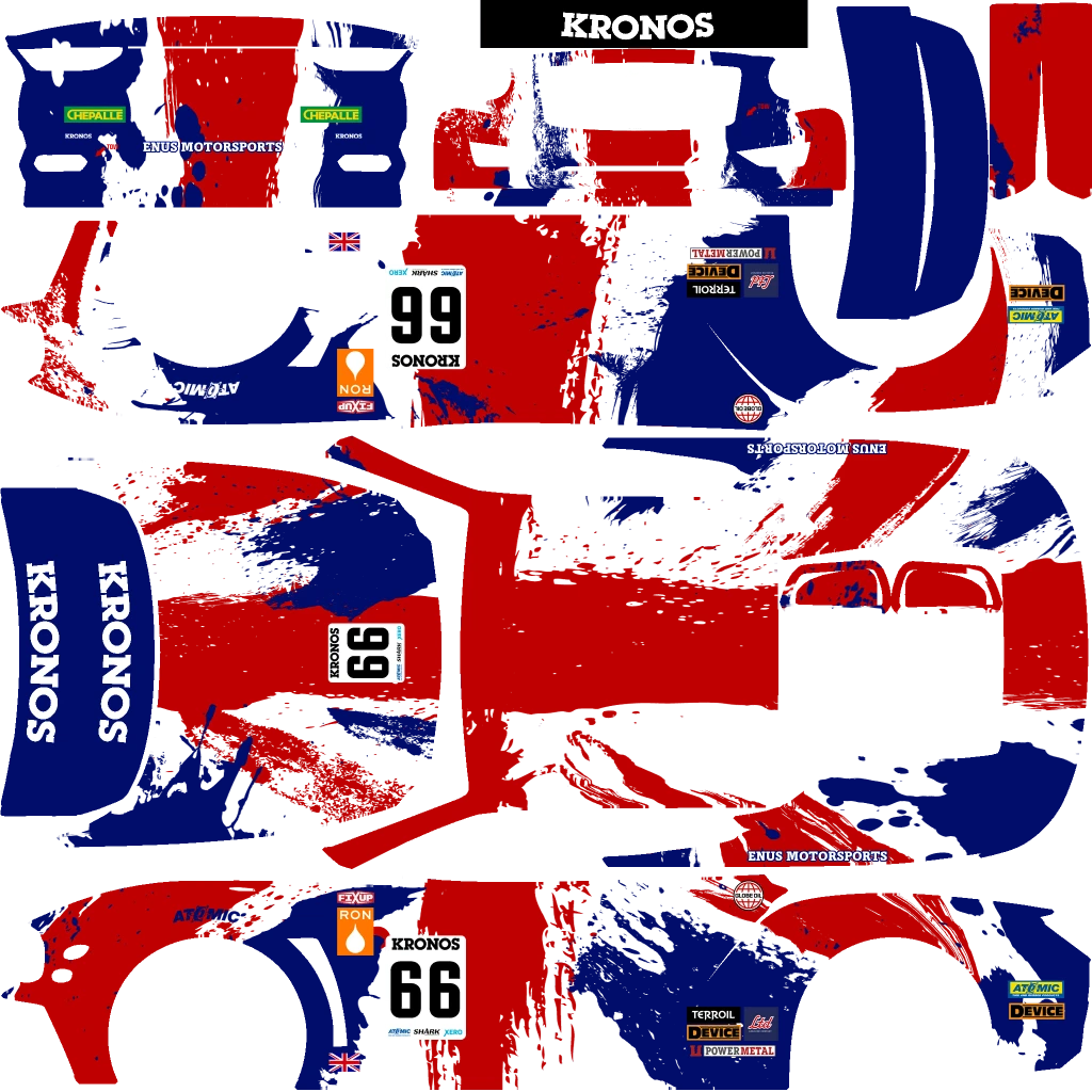 Enus Paragon R livery 9 template