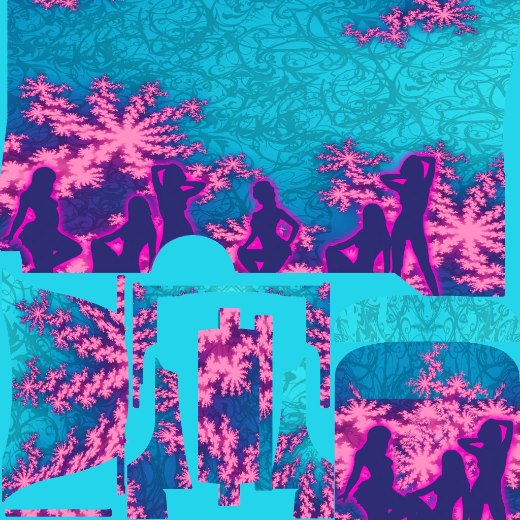 Festival Bus livery 10 template