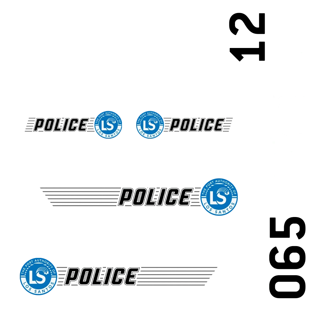 Vapid Caracara Pursuit livery 16 template