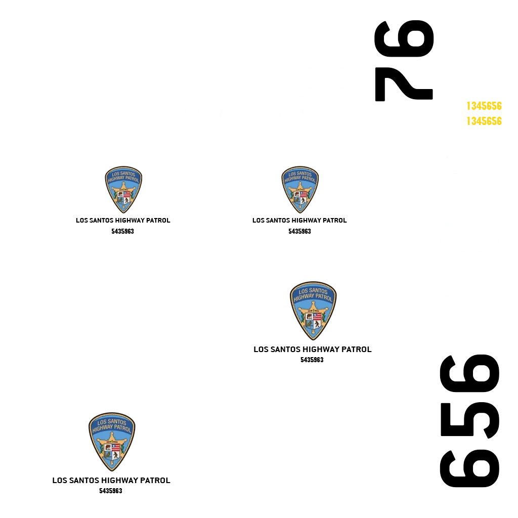 Vapid Caracara Pursuit livery 8 template