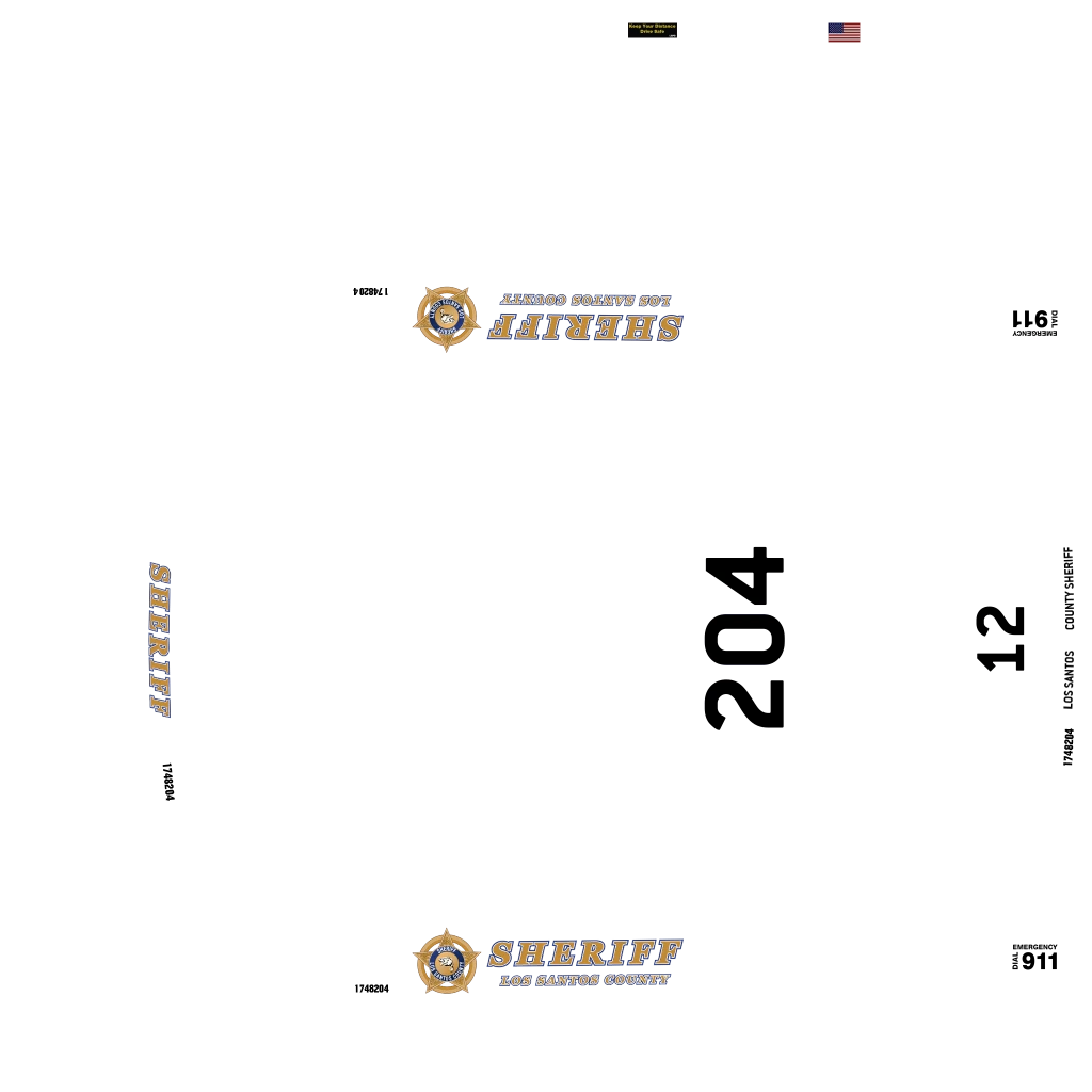 Vapid Dominator FX Interceptor livery 9 template