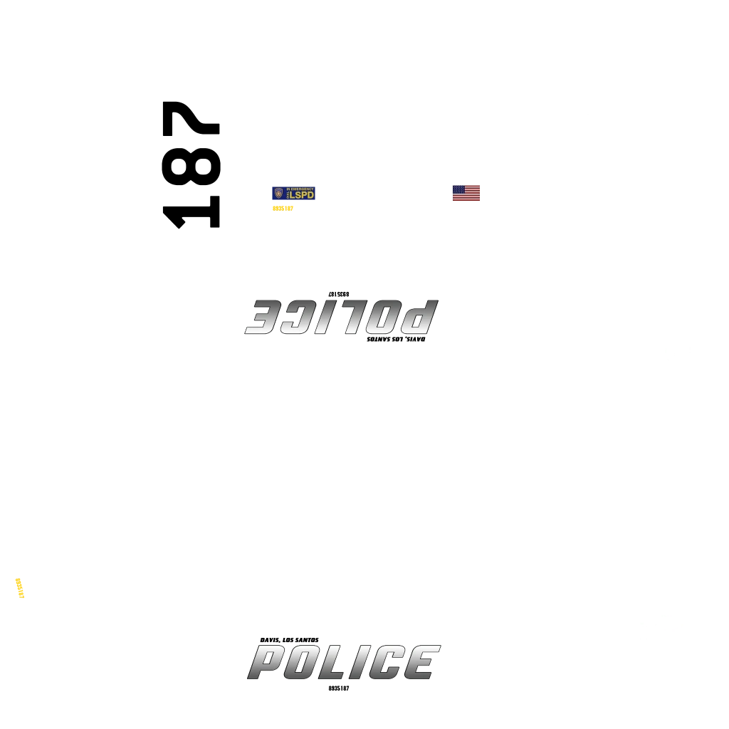 Bravado Gauntlet Interceptor livery 10 template