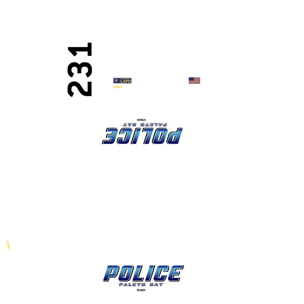 Bravado Gauntlet Interceptor livery 13 template