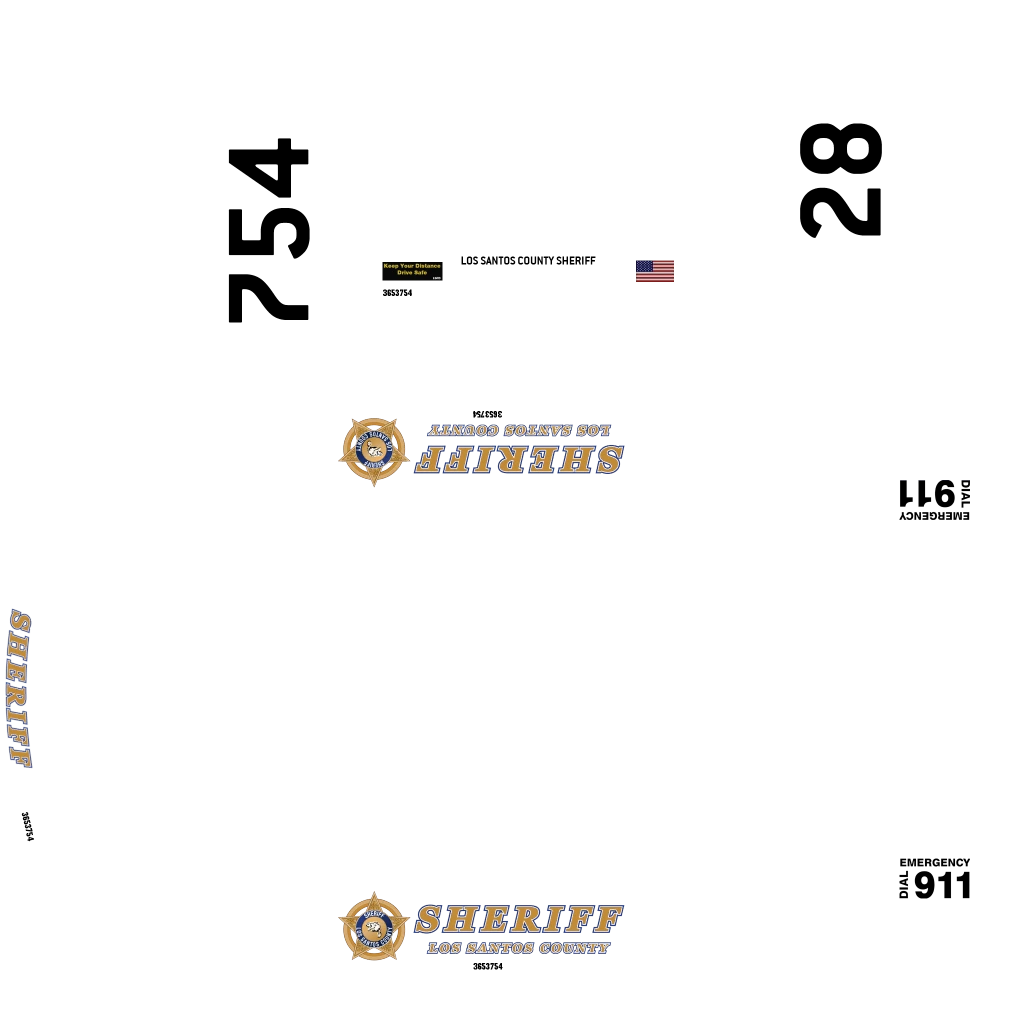 Bravado Gauntlet Interceptor livery 17 template