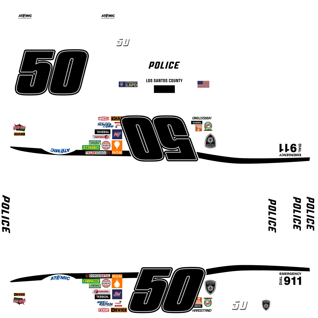 Bravado Gauntlet Interceptor livery 22 template