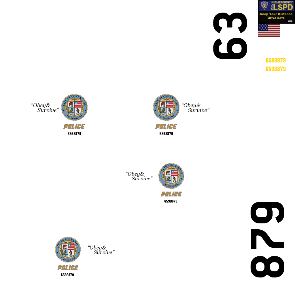 Vapid Stanier LE Cruiser livery 1 template