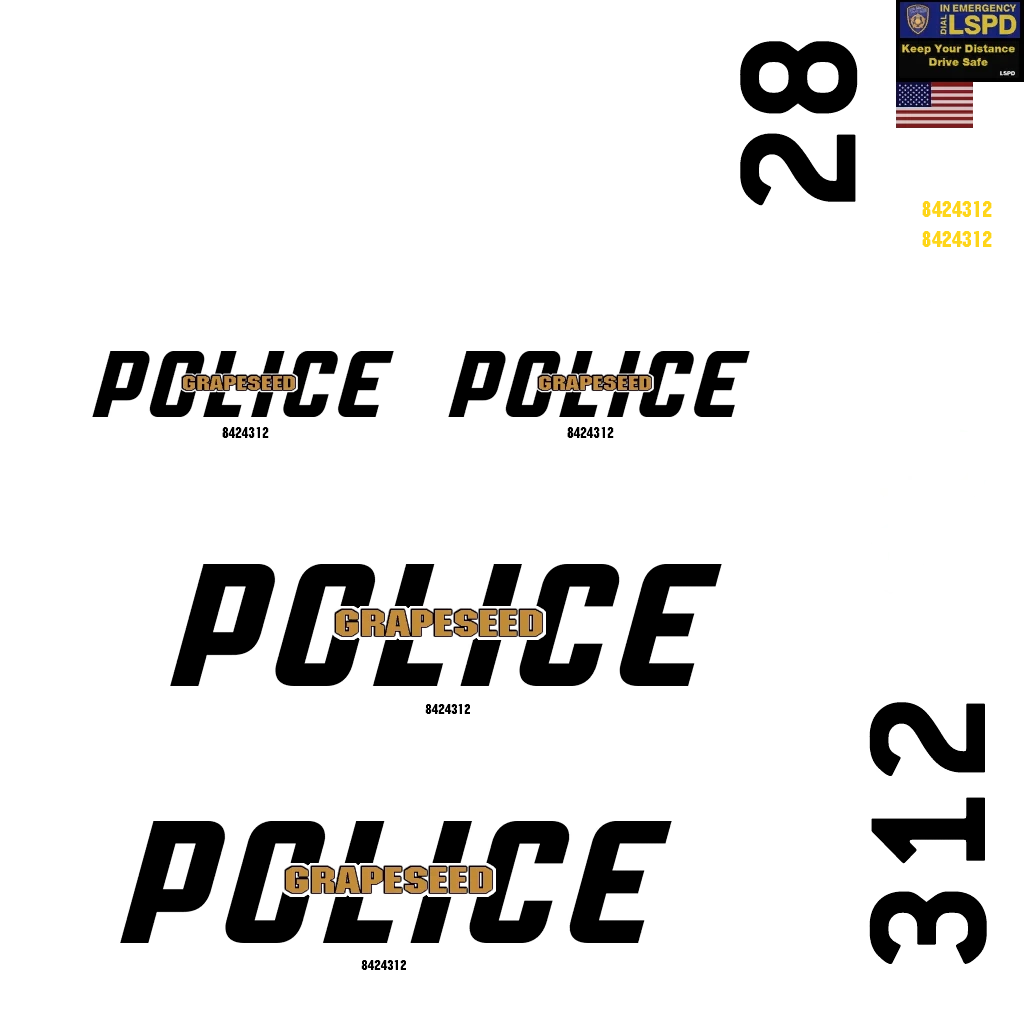 Vapid Stanier LE Cruiser livery 16 template