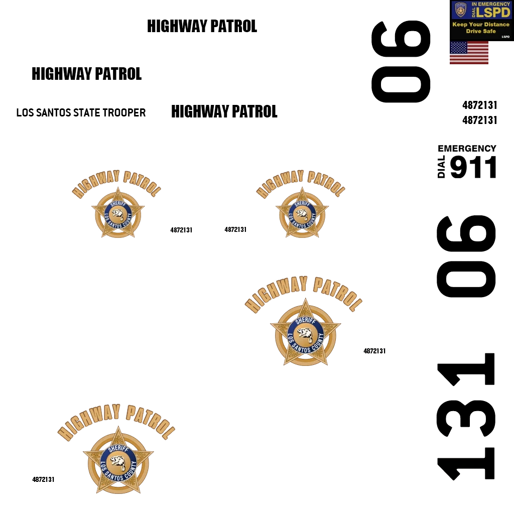 Vapid Stanier LE Cruiser livery 20 template