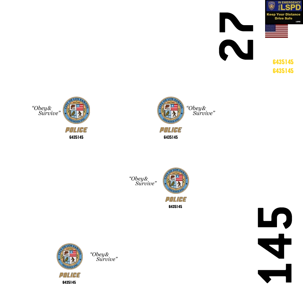 Vapid Stanier LE Cruiser livery 2 template