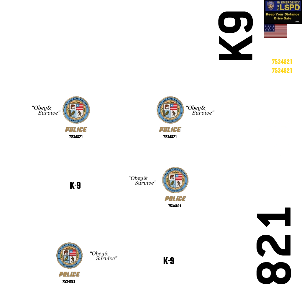 Vapid Stanier LE Cruiser livery 4 template