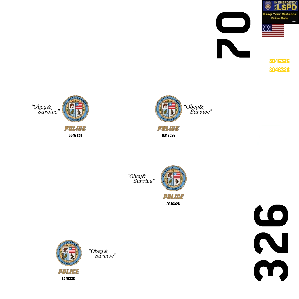 Vapid Stanier LE Cruiser livery 5 template