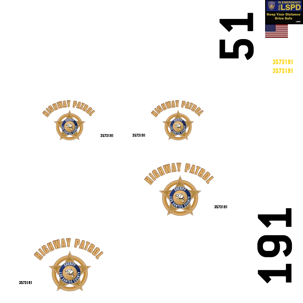 Vapid Stanier LE Cruiser livery 8 template