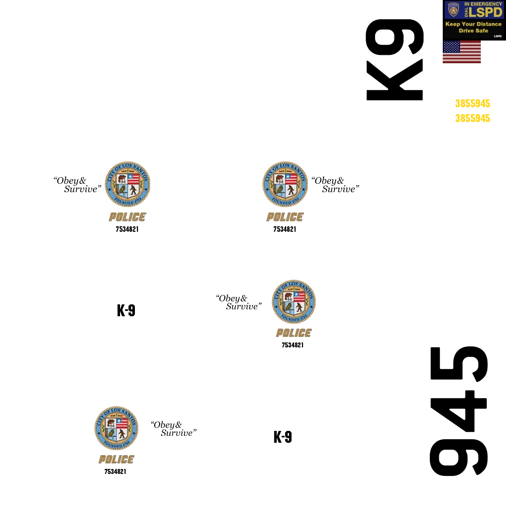 Canis Terminus Patrol livery 4 template