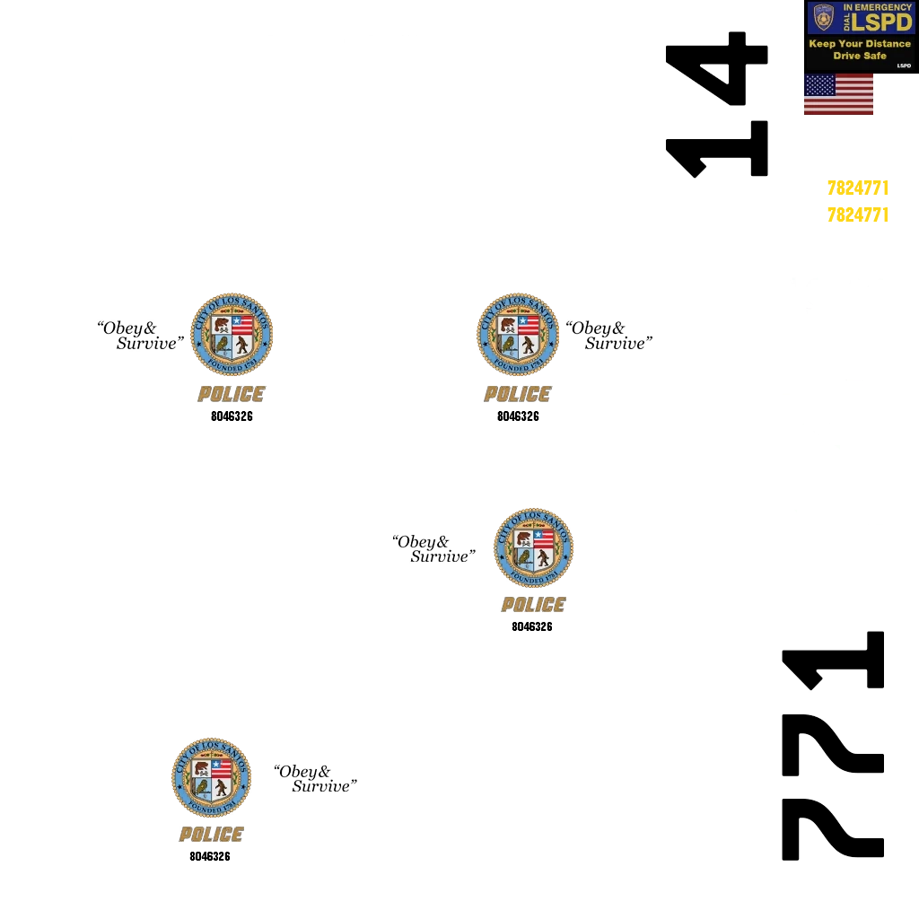 Canis Terminus Patrol livery 5 template