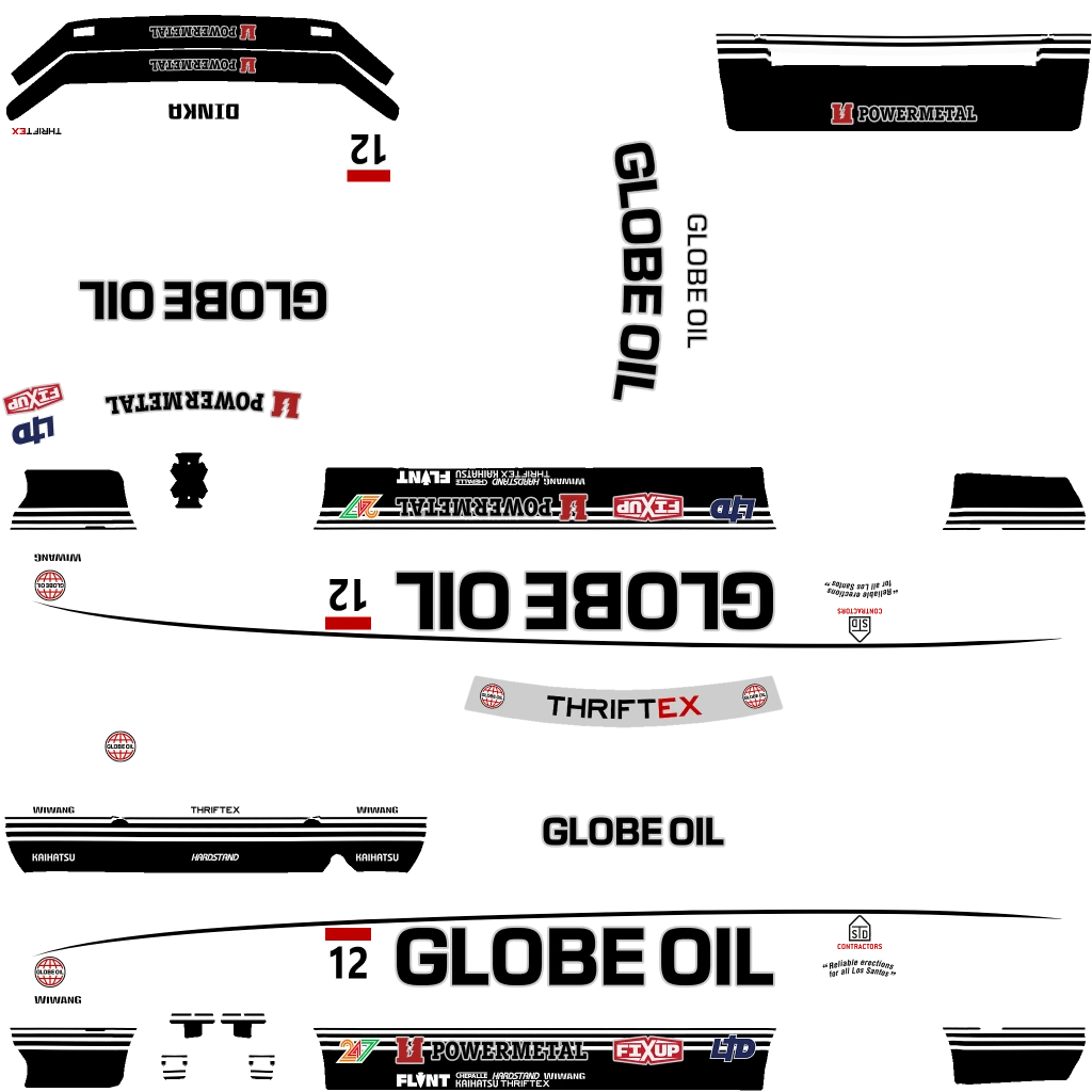 Dinka Postlude livery 10 template
