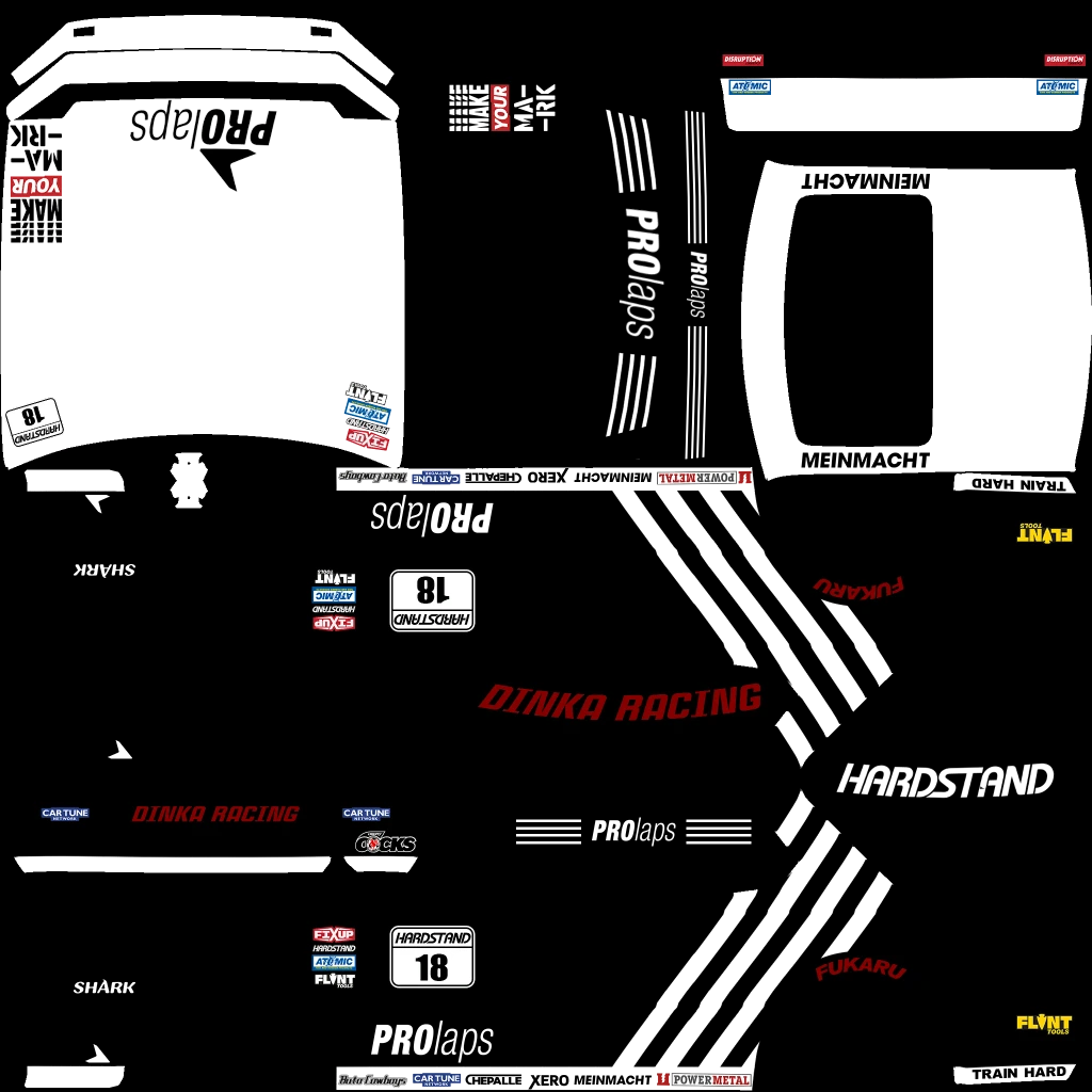 Dinka Postlude livery 11 template