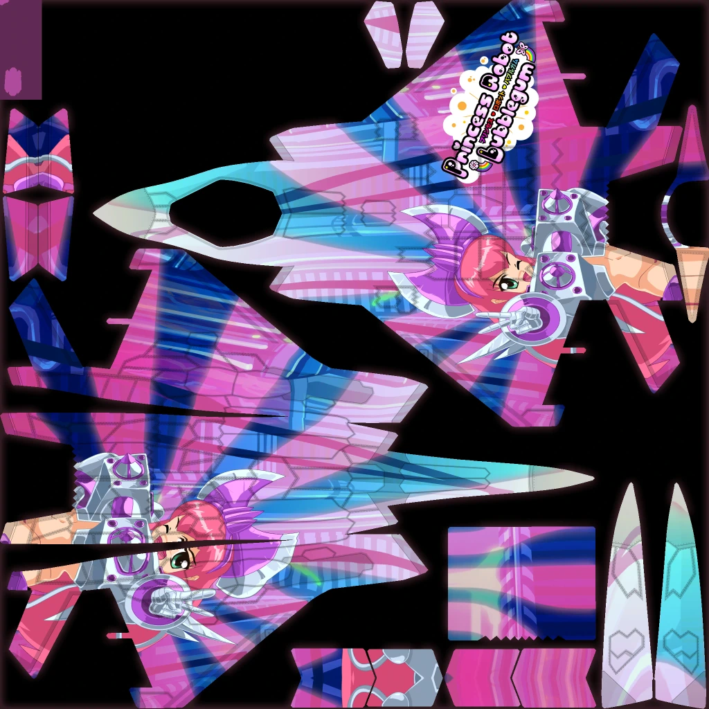 F-160 Raiju livery 5 template