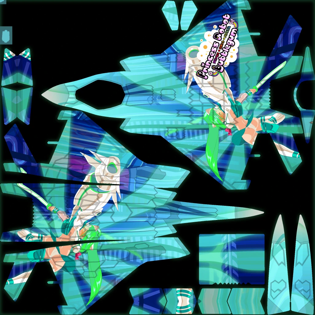 F-160 Raiju livery 6 template