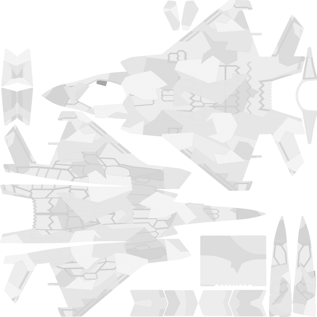 F-160 Raiju livery 3 template