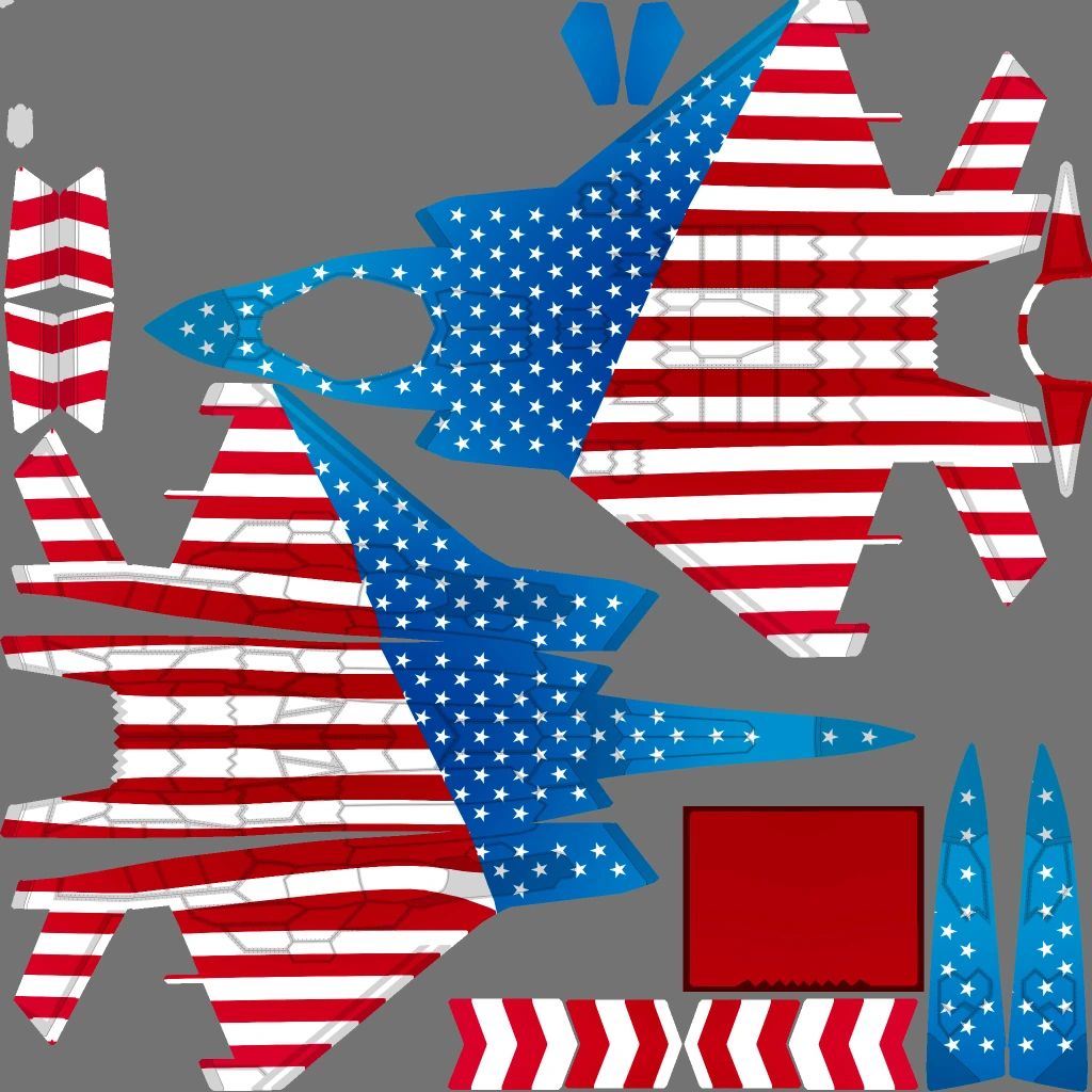 F-160 Raiju livery 9 template