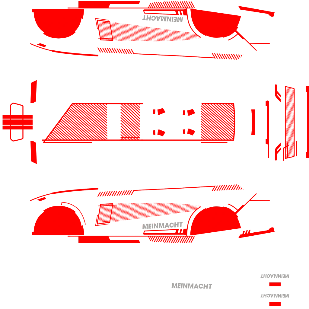 Ubermacht Rebla GTS livery 9 template