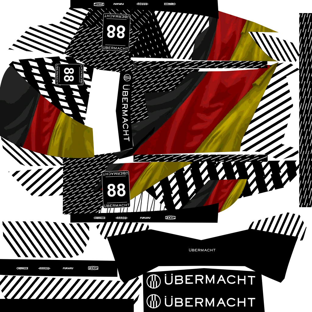 Ubermacht Rhinehart livery 10 template