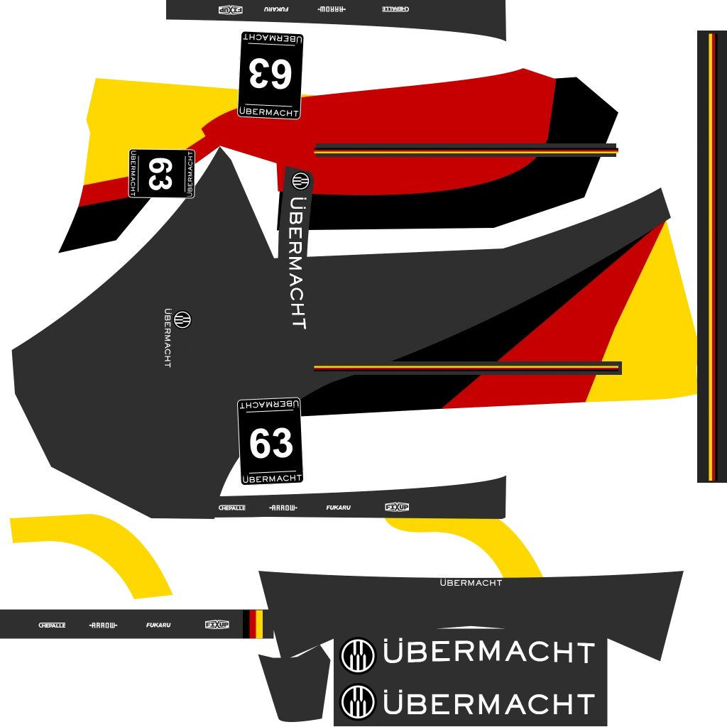 Ubermacht Rhinehart livery 3 template