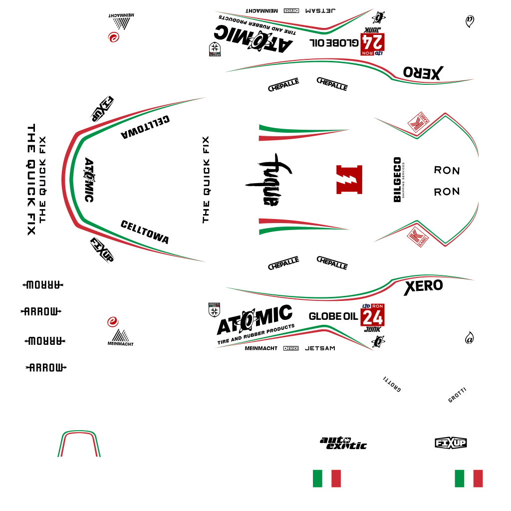 Grotti Itali RSX livery 9 template