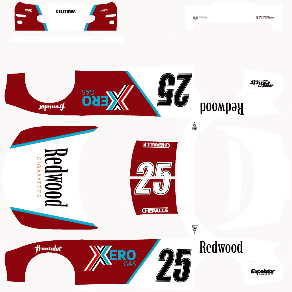 Imponte Ruiner ZZ-8 livery 10 template