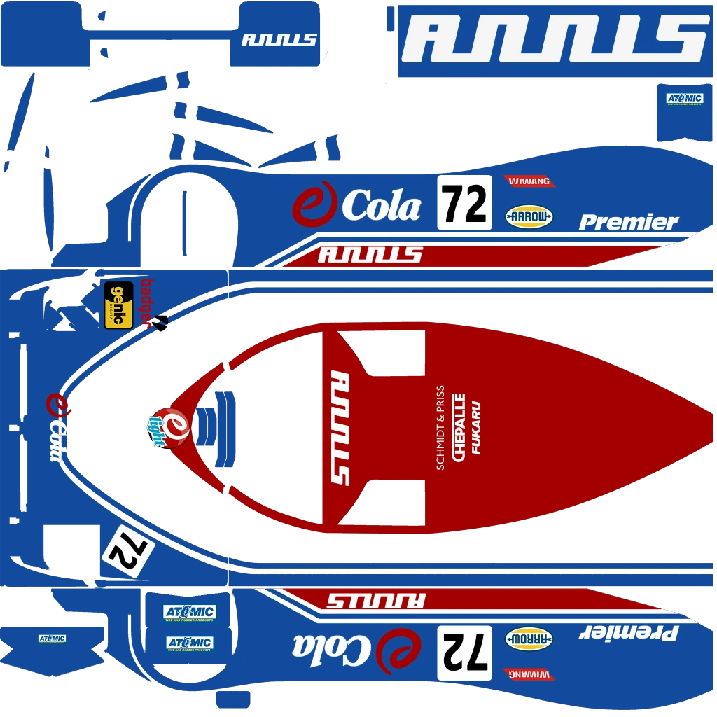 Annis S80RR livery 10 template