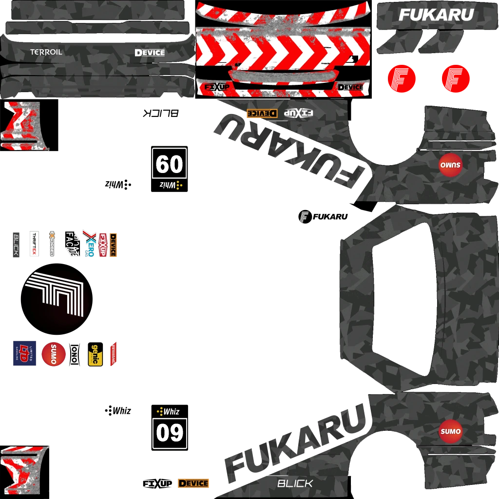 Ubermacht Sentinel livery 7 template