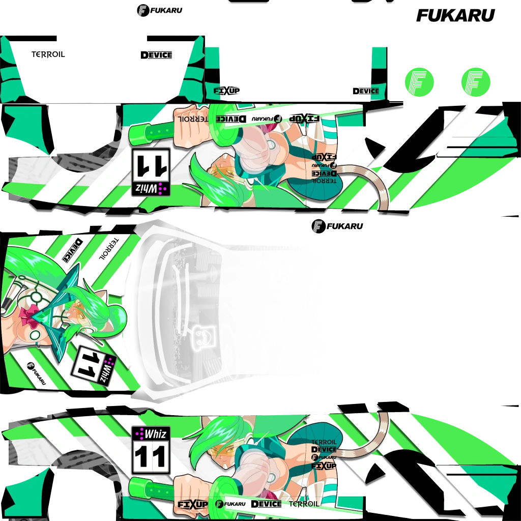Ubermacht Sentinel livery 8 template