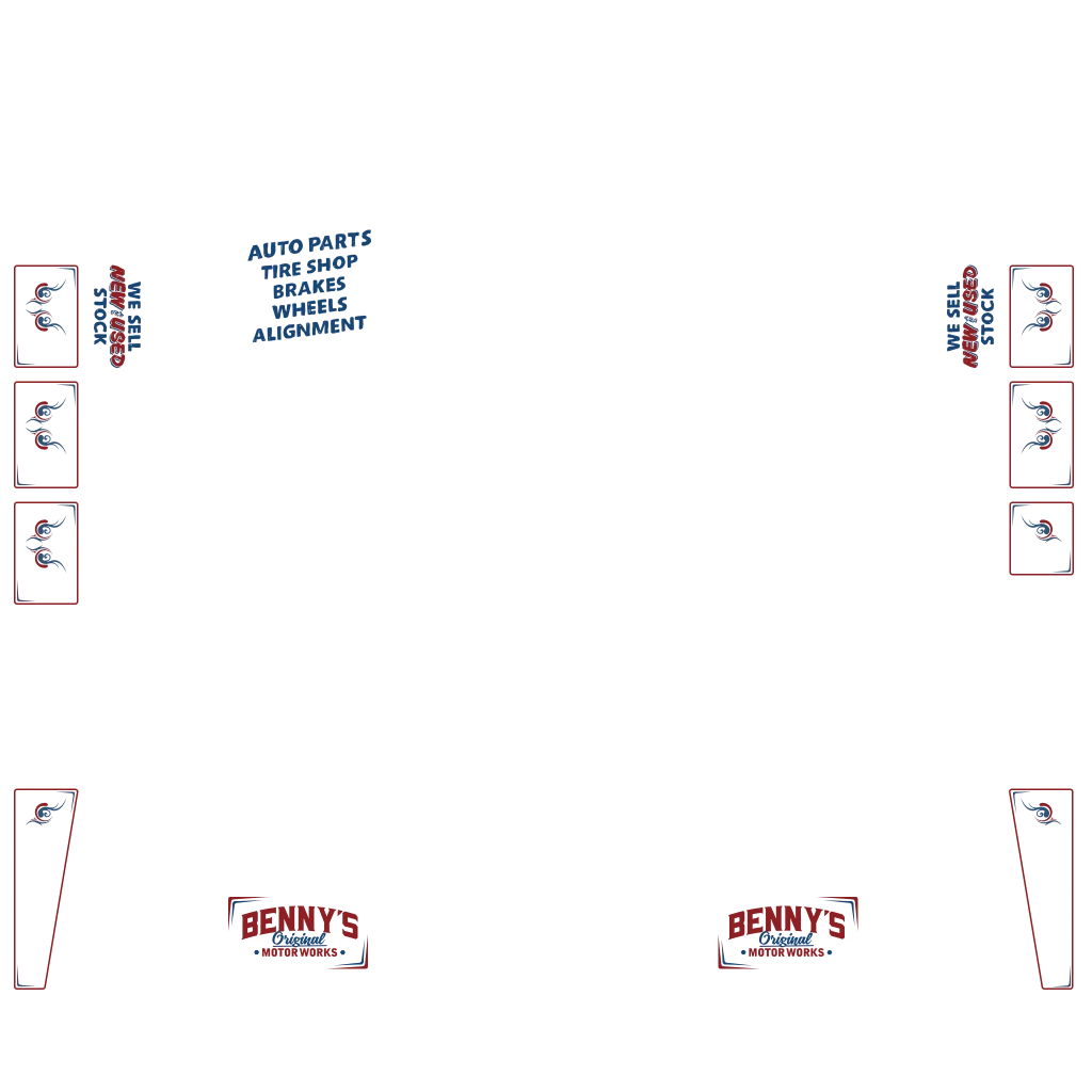 Vapid Slamtruck livery 11 template