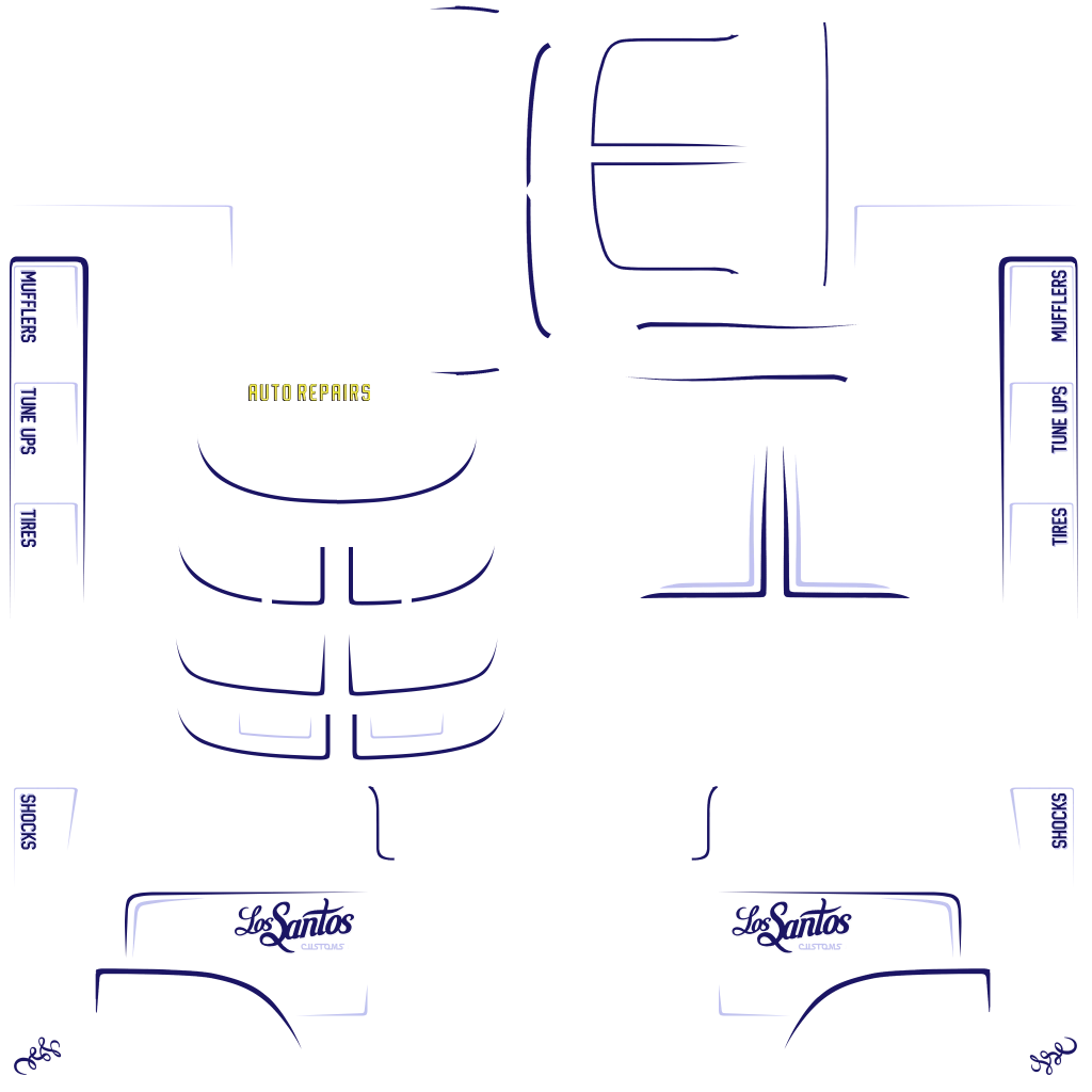 Vapid Slamtruck livery 12 template