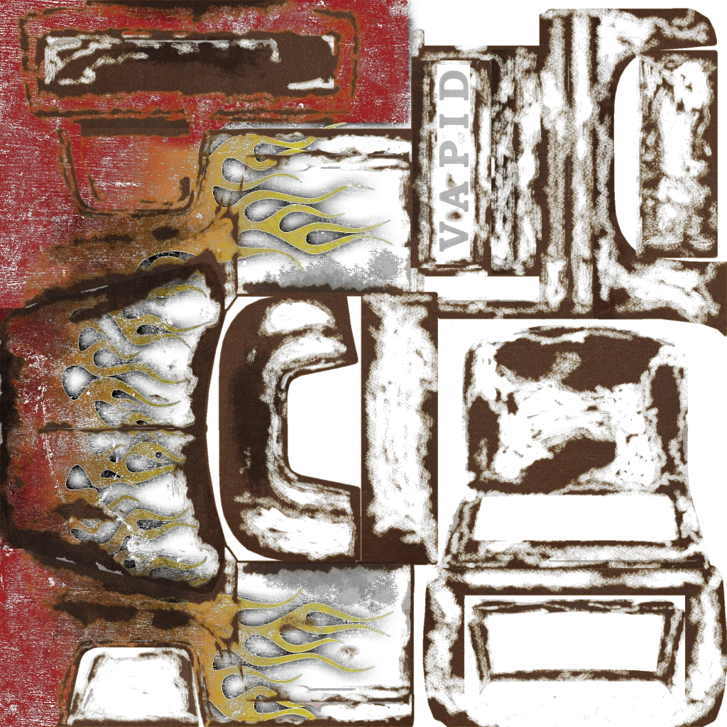 Vapid Apocalypse Slamvan livery 3 template