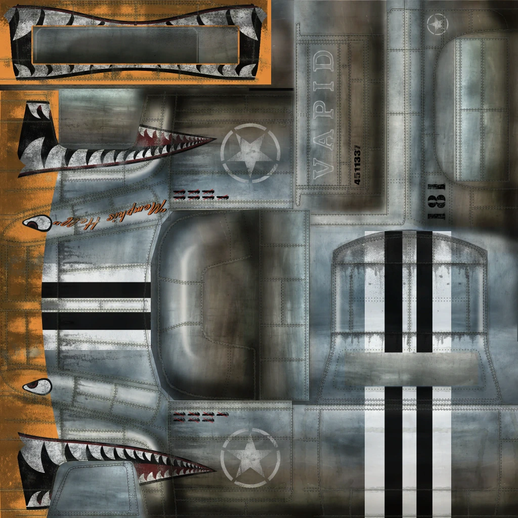 Vapid Apocalypse Slamvan livery 4 template