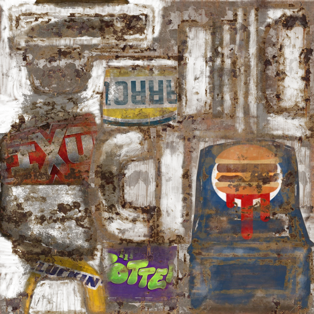 Vapid Nightmare Slamvan livery 2 template