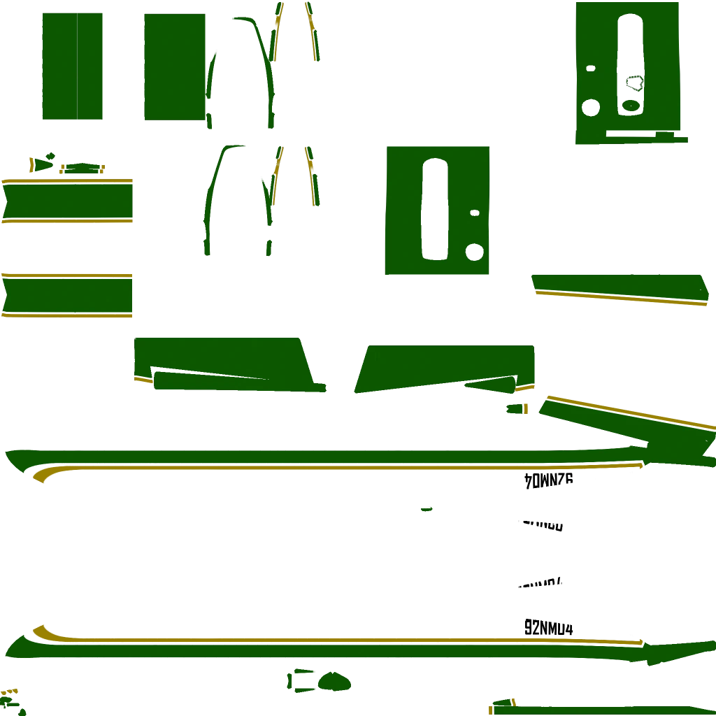 Mammoth Streamer216 livery 2 template