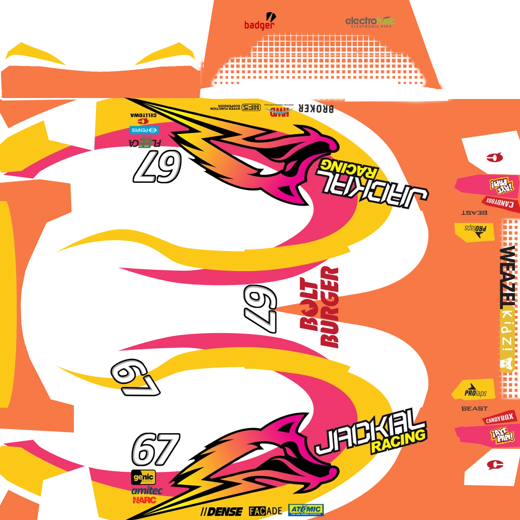 Dinka Sugoi livery 8 template